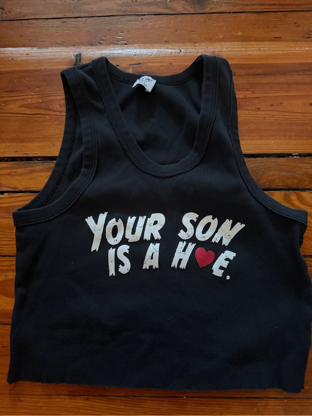 Boys lie tank top